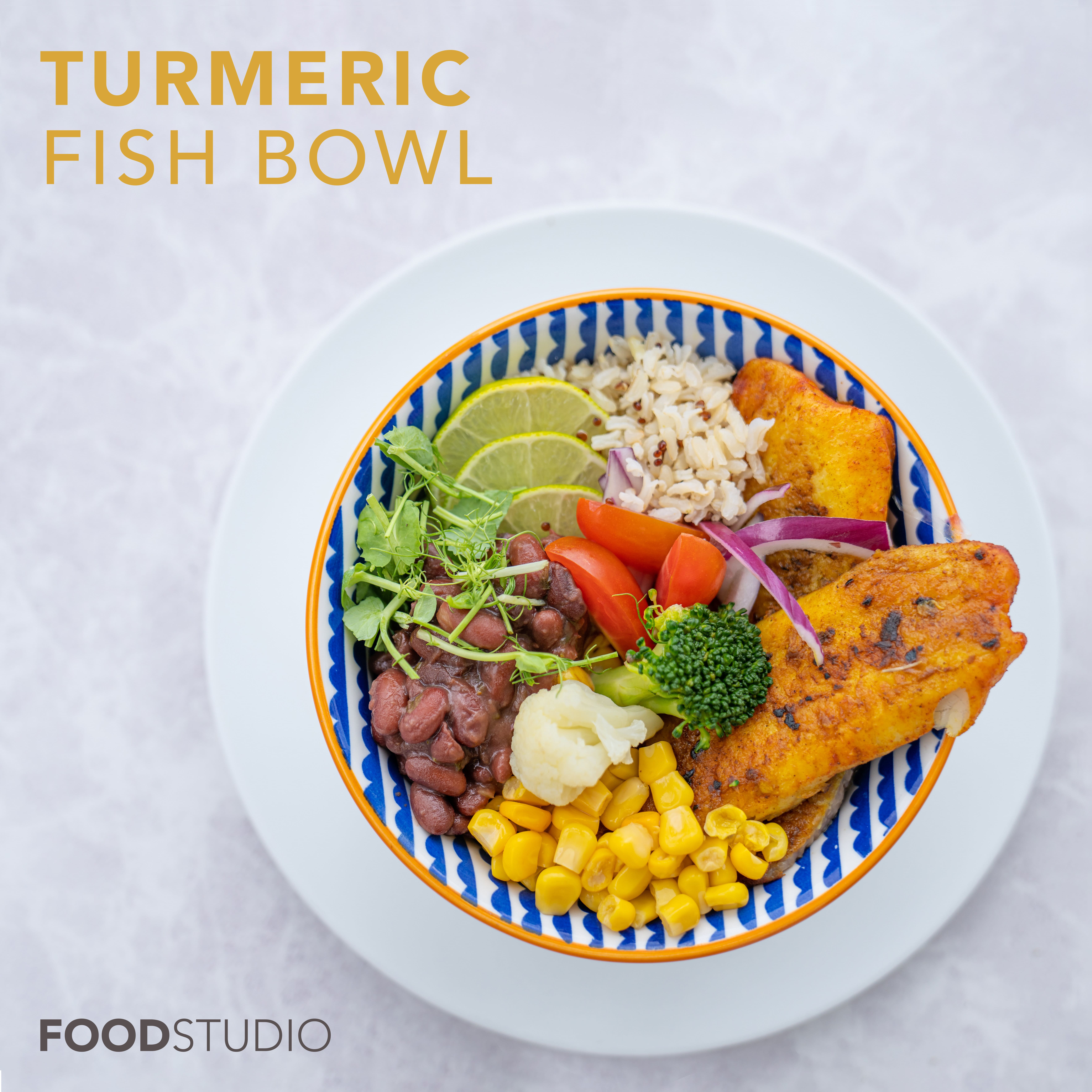 Turmeric fish bowl